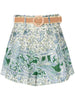 Zimmermann Ottie Tuck Linen Shorts