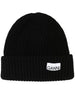 Ganni Oversized Wool Rib Knit Beanie