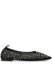 Tory Burch crystal embellished ballerina shoes