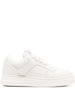 EMPORIO ARMANI EXCLUSIVE Emporio Armani Leather and mesh sneakers with contrasting details