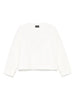 Emporio Armani Double jersey sweatshirt with EA logo embroidery