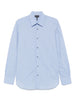 Emporio Armani Shirts Clear Blue