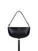 Courreges Pre half-moon leather shoulder bag
