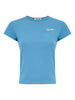 The Attico T-shirts and Polos Clear Blue