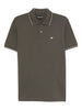 Emporio Armani Tipped stretch short sleeve polo shirt