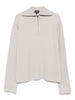 Emporio Armani Half-zip wool sweater