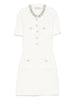 Self-Portrait Embellished button-detailed mini dress