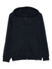 Emporio Armani Logo-detail hooded zip-up sweatshirt