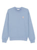 Maison Kitsuné Fox-embroidered cotton sweatshirt