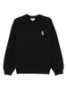 Maison Kitsuné Fox-embroidered cotton sweatshirt