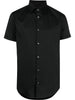 Emporio Armani Short-sleeved poplin shirt