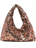 La Milanesa Sequin-embellished triangle shoulder bag
