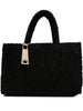 La Milanesa Textured-effect tote bag