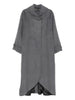 Emporio Armani Icon Long Alpaca Wool Beaver Coat