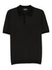 Emporio Armani Icon chevron jacquard polo neck sweater