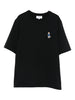 Maison Kitsuné Cotton T-shirt with fox embroidery