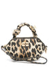 Ganni Leopard Nano Bou Bag