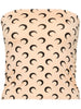 Marine Serre Moon Print Bandeau Top