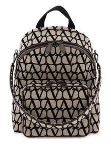 Valentino garavani toile iconographe backpack