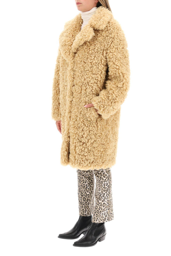 Stand studio 'camille' faux fur cocoon coat
