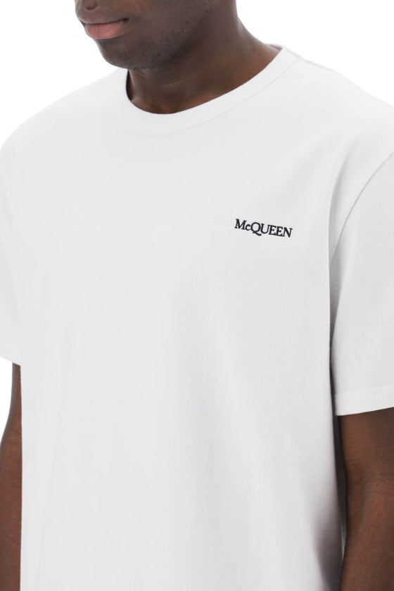 Alexander mcqueen reflected logo t-shirt
