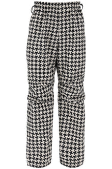  Burberry pantaloni workwear in pied de poule