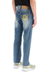 Billionaire boys club jeans with embroidery decorations