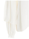 Di.la3 Pari' Puff-sleeve Silk Shirt