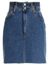 Re/Done Double Waisted Pencil Re Done X Levis Skirt
