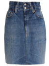 Re/Done Double Waisted Pencil Re Done X Levis Skirt