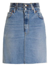 Re/Done Double Waisted Pencil Re Done X Levis Skirt