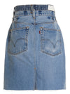 Re/Done Double Waisted Pencil Re Done X Levis Skirt