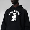 BAPE Black hoodie with logo print