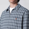 BAPE Zip-up shirt with check pattern in cotton