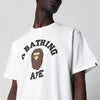 BAPE White T-shirt with logo print