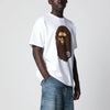 BAPE White T-shirt with logo print