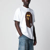 BAPE White T-shirt with logo print