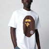 BAPE White T-shirt with logo print