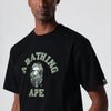 BAPE Black T-shirt with logo print