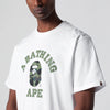 BAPE White T-shirt with logo print