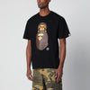 BAPE Black T-shirt with Baby Milo monkey print