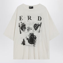  Enfants Riches Déprimés White vintage-effect T-shirt with logo print