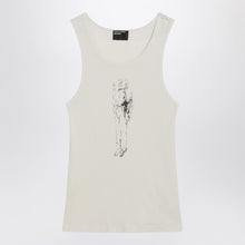  Enfants Riches Déprimés Bad Professor white vintage-effect tank top