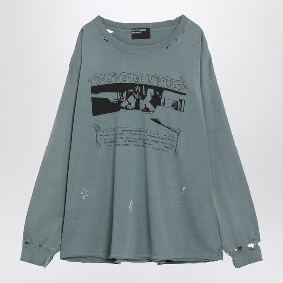 Enfants Riches Déprimés Boy in Chains blue vintage-effect T-shirt