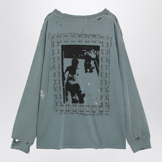 Enfants Riches Déprimés Boy in Chains blue vintage-effect T-shirt
