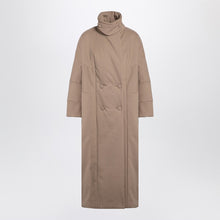  Dries Van Noten Oversized coat in camel-coloured cotton