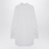 Dries Van Noten White popeline turtleneck shirt