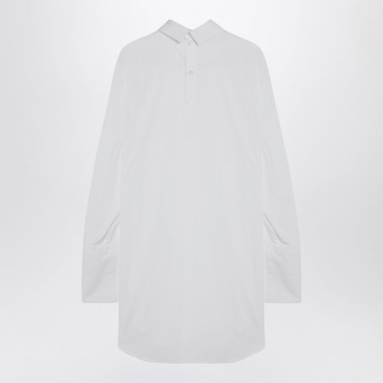 Dries Van Noten White popeline turtleneck shirt