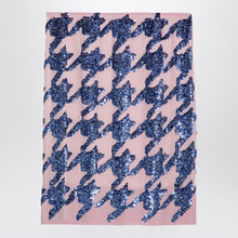  Dries Van Noten Pink silk sequin skirt