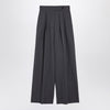 Dries Van Noten Taupe wool-blend wide trousers